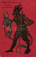 Krampus, boy (pinhole)