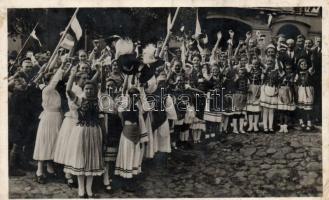 Ipolyság entry of the Hungarian troops (fa)