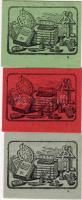 1920. "Szödényi papírkereskedés" 10f, 20f, 50f T:I