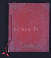 1938 Kodak fotópapír minta album