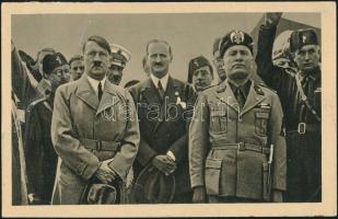 1937 Hitler, Mussolini, Staatstreffen So.Stpl (fa)