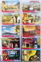 404 klf darabos magyar telefonkártya gyűjtemény, komplett sorokkal, szépen rendezve, jó gyűrűs berak...