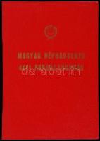 1978-1981 Magyar Néphadsereg 4011 parancsnoka 3 db dicsérő oklevél