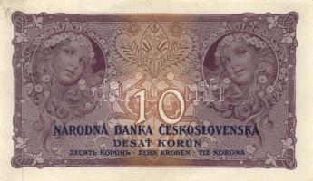 Csehszlovákia 1927. 1K (2x) közeli sorszámúak T:II
Czechoslovakia 1927. 10 Korun (2x) close serials ...