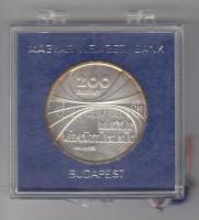 1975. 200Ft Ag "Magyar Tudományos Akadémia" T:BU Eredeti plombált MNB plasztiktokban!