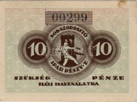 1921. Sokszorosító Ipar RT. 10f T:II+