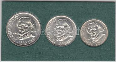1967. 25Ft Ag + 50Ft Ag + 100Ft Ag "Kodály" sor eredeti MNB tokban(zöld) T:BU