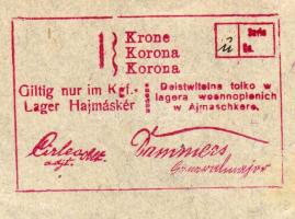 Dátum nélkül/ Hajmáskér/hadifogolytábor 1K T:I
