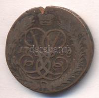 Oroszország 1758. 2k Cu "Koronás monogram / Szent György lovon" T:3-
Russia 1758. 2 kopeks...