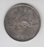 Kína 1916. Dollar fém hamisítvány T:2-
China 1916. Dollar Fe fake C:VF