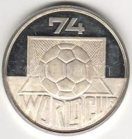 NSZK 1974. "Futball VB" ezüst 15,41g T:PP