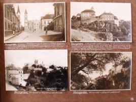 1932 / 1934 Fotóalbum két, Magyarország területén tett harcászati utazás képi dokumentációjával, 2db...