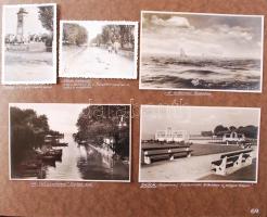 1932 / 1934 Fotóalbum két, Magyarország területén tett harcászati utazás képi dokumentációjával, 2db...