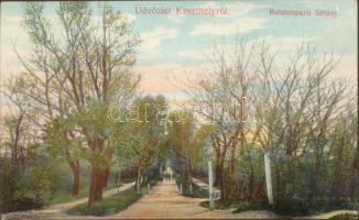 Keszthely parti sétány