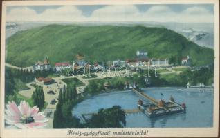 Hévíz-Gyógyfürdő madártávlatból