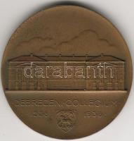 1938. "Debreceni Kollégium" bronz emlékérem Szign:Berán T:2