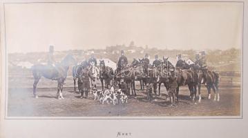 1907-1908 "Equitation zu Czernowitz", fotóalbum a csernyivci k.u.k. katonai lovasiskolából...