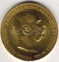 Ausztria 1915. 100K arany 33,8753g T:2