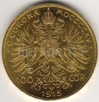 Ausztria 1915. 100K arany 33,8753g T:2