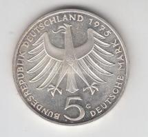 NSZK 1975G 5M Ag "Schweitzer" T:PP
GFR 1975G 5 Mark "Schweitzer" C:PP
