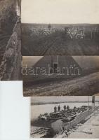 1914-1918 12db I. világháborús katonai felvétel különböző hadszínterekről, különféle méretben / 
Wor...
