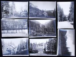 1940 19db, feliratozott fotó egy erdélyi autós túráról (természetfotók, tájképek, épületfotók, stb.)...