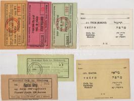 1920-as 30-as évek 7klf ortodox zsidó vágási bárca (Miskolc)