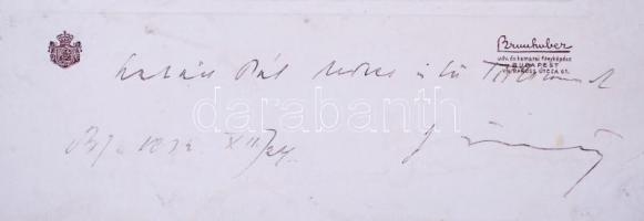 1934 Gömbös Gyula miniszterelnök díszmagyarban. Dedikált fotó! 28x37 cm