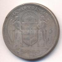 1930. 5P Ag "Horthy-jobbra" T:3