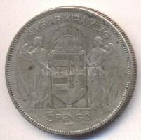 1930. 5P Ag "Horthy-jobbra" T:3