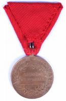 1898. "Jubileumi Emlékérem Fegyveres Erő Számára / Signum memoriae (AVSTR)" Br érem mellsz...