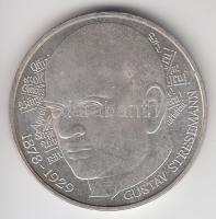 NSZK 1978D 5M Ag "Gustav Stresemann" T:2 GFR 1978D 5 Mark "Birth of Gustav Stresemann" C:XF