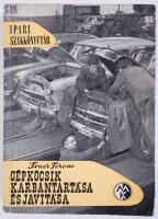 Feuer Ferenc: Gépkocsik karbantartása és javítása. Ipari szakkönyvtár. Budapest 1960. Műszaki Könyvkiadó.