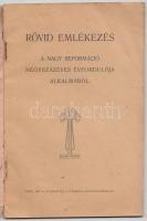 Forgács Gyula: Rövid emlékezés a nagy reformáció négyszáz éves alkalmából. Pápa 1917. Magyar Reformá...