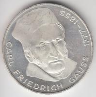 NSZK 1977J 5M Ag "Carl Friedrich Gauss" T:PP GFR 1977J 5 Mark "Birth of Carl Friedrich Gauss" C:PP
