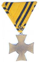 1913-1918. "Katonai Legénységi Szolgálati Jel II. osztálya" hadifém kitüntetés szalaggal T...