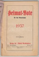 Heimat Bote 1937. Erdélyi szászok éves kalendáriuma