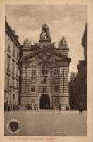 Vienna Bürgerliches Zeughaus with the coat of arm of the Deutschen Schulverein, So. Stpl