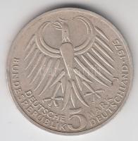 NSZK 1975J 5M Ag "Friedrich Ebert" T:2
GFR 1975J 5 Mark "Death of Friedrich Ebert&quo...