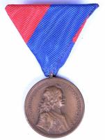 1938. "Felvidéki Emlékérem - II. Rákóczi Ferenc" Br emlékérem eredeti mellszalaggal T:2 Hungary 1938. "Commemorative Medal for the Liberation of Upper Hungary" bronse medal with original ribbon C:XF