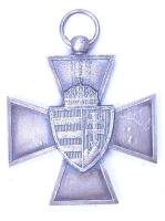 1940. "Nemzetvédelmi Kereszt / A Hazáért" kitüntetés mellszalag nélkül T:2 Hungary 1940. National Defense Cross without ribbon C:XF