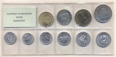 1988. 2f-20Ft 10db klf érmés forgalmi sor fóliatokban T:1