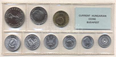 1978. 2f-10Ft 9db klf érmés forgalmi sor fóliatokban T:1