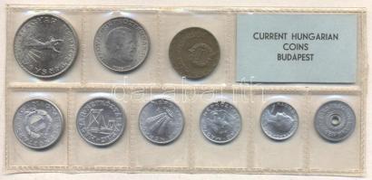 1975. 2f-10Ft 9db klf érmés forgalmi sor fóliatokban T:1