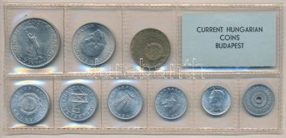 1975. 2f-10Ft 9db klf érmés forgalmi sor fóliatokban T:1