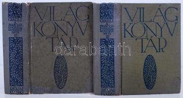 Thomas Carlyle: A franczia forradalom története II-III. Ford. Baráth Ferencz. (Világkönyvtár) Bp., 1913, Révai. Kiadói, festett egészvászon sorozatkötésben