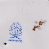 Herendi mézet cipelő maci, kézzel festett, jelzett, hibátlan, m:14 cm/ Handpainted Herend porcelain ...