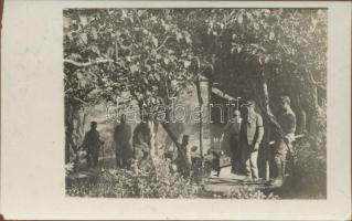 Entry of the Hungarian troops, military kitchen unit, photo, Beszterce So. Stpl (EM)