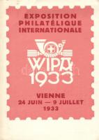 International Philatelic Exhibition (WIPA), 1933 Vienna (small tear)