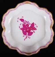 Herendi Apponyi mintás tálka, kézzel festett, jelzett, hibátlan, d:13 cm /Handpainted Herend porcelain bowl